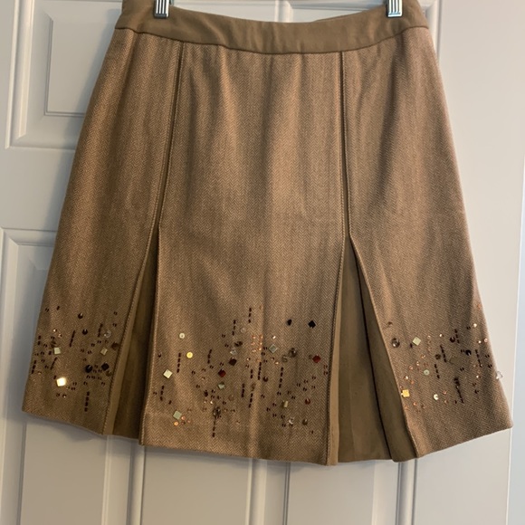 ❗️SALE❗️Ann Taylor Loft Wool and Rayon Festive Skirt - Picture 3 of 5